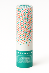 Happy Cake Day Metallic Confetti Popper Set