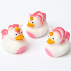 Unicorn Rubber Duck Party Favors, 18-Pack