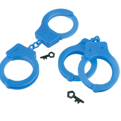 First Responders Plastic Police Handcuff Favor Pack - 4 Count