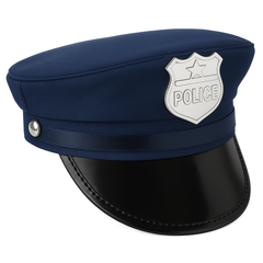 Deluxe Police Officer Hat for Kids' Birthdays