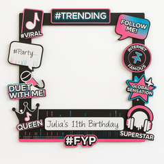 Internet Famous Customizable Photo Frame for Kids' Birthday Parties