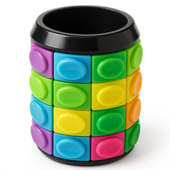 Colorful Mini Cylinder Puzzle Game