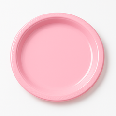 Pink Party Plates for Kids' Birthdays