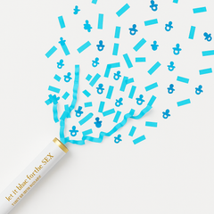 Baby Shower Gender Reveal Confetti Popper