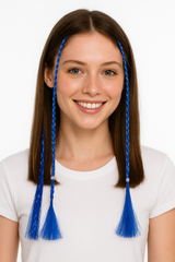 Royal Blue Tinsel Hair Extension