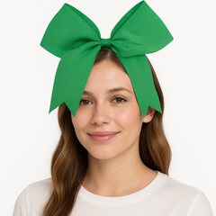 Festive Green Oversized Bow Headband