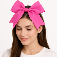 Bright Pink Oversized Bow Headband