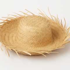 Classic Straw Beachcomber Hat for Summer Fun