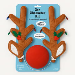 Festive Reindeer Car Decoration Kit
