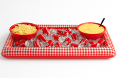 Red Gingham Inflatable Picnic Party Cooler