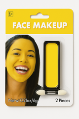Vibrant Yellow Face Makeup Stick - Perfect for Team Spirit