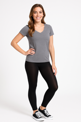 Black Footless Tights for Adults - Versatile Costume and Team Spirit Accessory