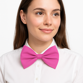 Bright Pink Bow Tie Costume Accessory