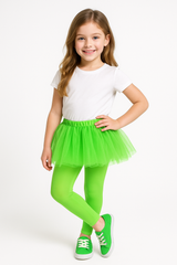 Kids' Kiwi Neon Footless Tights