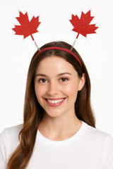 Canada Day Maple Leaf Glitter Headbopper