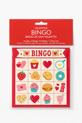 Valentine’s Day Food Bingo Game for Kids