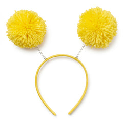 Yellow Pom Pom Headbopper Headband