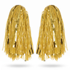 Gold Cheer Pom-Poms 2-Pack