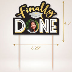 Graduation Photo Frame Cake Topper