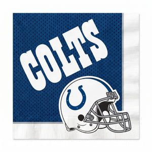 Indianapolis Colts NFL Lunch Napkins - 6.5 In. x 6.5 In.