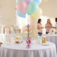 Giant Pastel and Gold Foil Spray Centerpiece