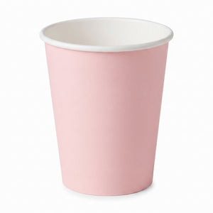 Pale Pink 9oz Paper Cups - Value Pack
