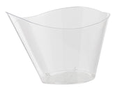 4.35 Oz. Clear Sauce Boat Miniatures | 12 Count