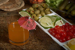 7 In. x 16 In. | White 4 Compartment Plastic Tray | 48 Count