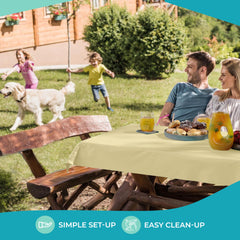 40 In. x 100 Ft. Light Yellow Table Roll | Case of 6