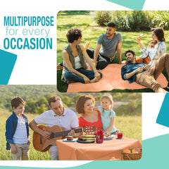 40 In. x 100 Ft. Peach Table Roll