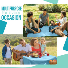 40 In. x 100 Ft. Sky Blue Table Roll | Case of 6