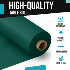 40 In. x 100 Ft. Dark Green Table Roll | Case of 6