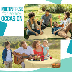 40 In. x 300 Ft. Premium Light Yellow Table Roll | Case of 4