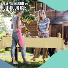 40 In. x 300 Ft. Premium Light Yellow Table Roll | Case of 4