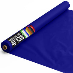 40 In. x 300 Ft. Premium Navy Blue Table Roll | Case of 4