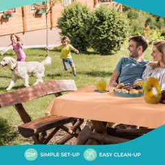 40 In. x 300 Ft. Premium Peach Table Roll | Case of 4