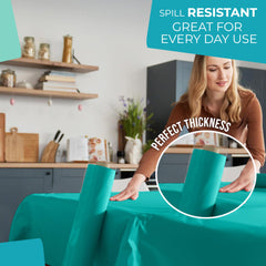 Little Gym - 40 In. x 100 Ft. Teal Table Roll