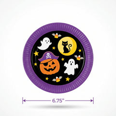 Spooky Fun Halloween 6.75" Paper Plates