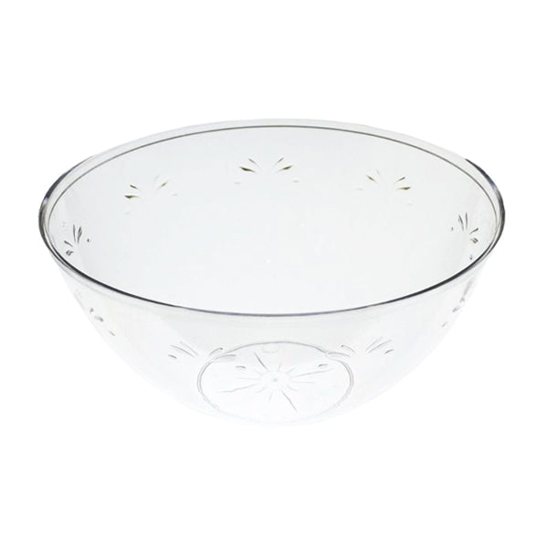 8 In. Clear Round Salad Bowl - 48 oz