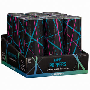 Finally 21 Confetti Party Poppers - Pack of 12