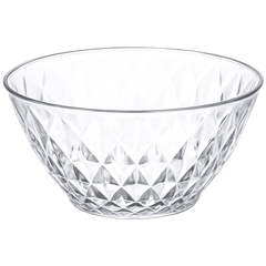 Large Crystal Cut Acrylic Serving Bowl