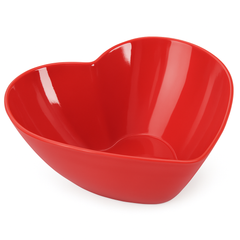 Heart-Shaped Melamine Bowl for Valentine's Day
