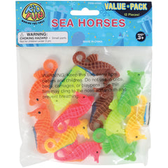 Plastic Sea Horses - 12 Count