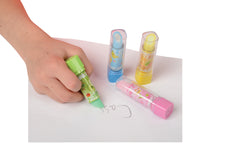 Lipstick Shaped Erasers - 12 Count
