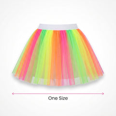 Neon Tutu Skirt - Vibrant Costume Accessory for Team Spirit