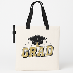 Graduation Autograph Tote Bag with Pen