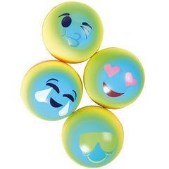 Rainbow Emoji Stress Balls - 12 Count
