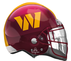 Commanders Helmet Super Shape Mylar Balloon