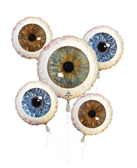 Creepy Eyeballs Halloween 27" Foil Balloon Bouquet