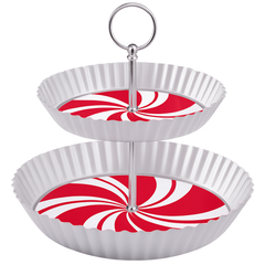 Festive Cocoa Bar Tiered Serving Stand